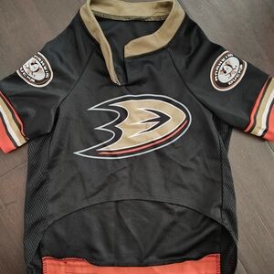 License NHL Anaheim Ducks Dog Jersey XL